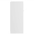 Armario de baño madera contrachapada blanco 60x33x80