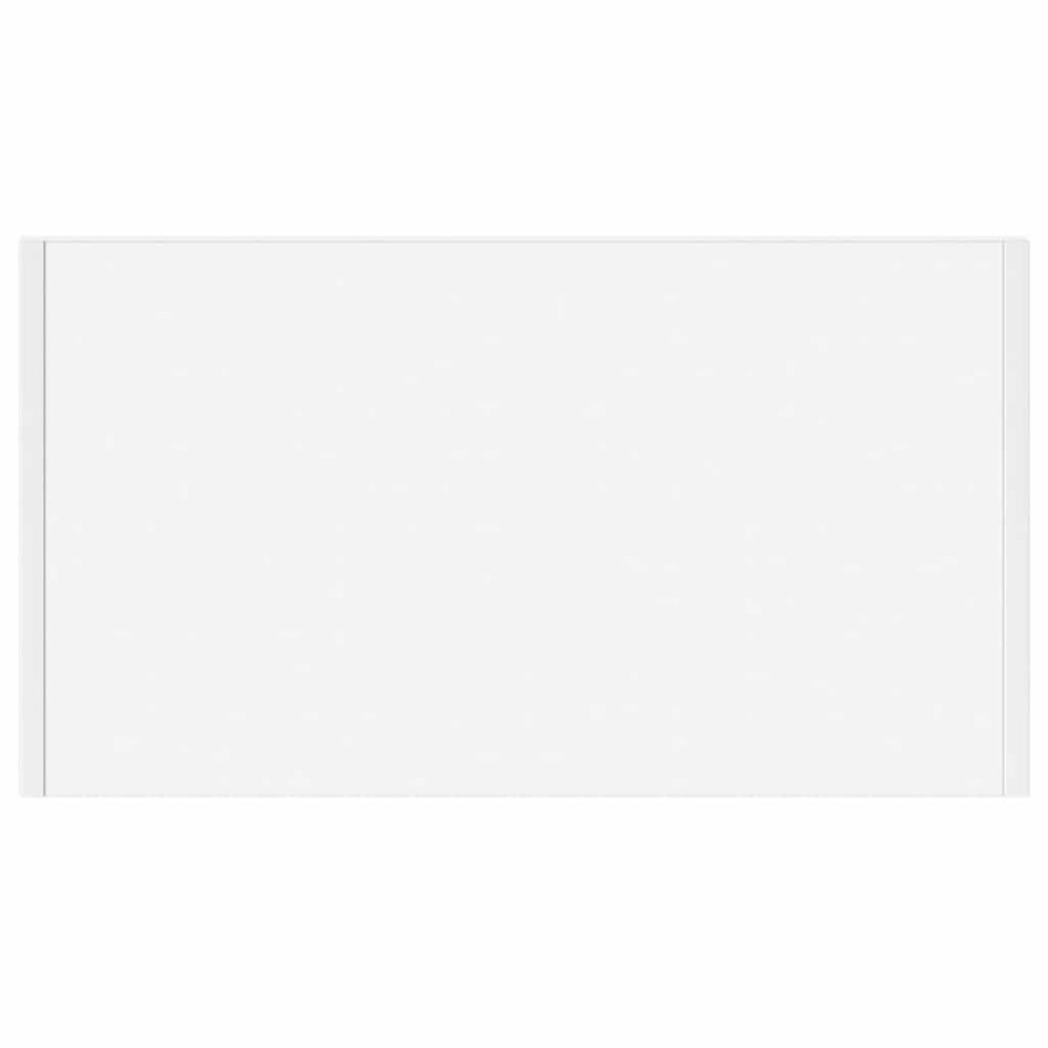 Armario de baño madera contrachapada blanco 60x33x80