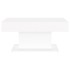 Mesa de centro madera contrachapada blanco 96x50x45