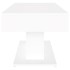 Mesa de centro madera contrachapada blanco 96x50x45