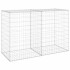 Muro de gaviones con cubiertas acero galvanizado 150x60x100