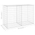 Muro de gaviones con cubiertas acero galvanizado 150x60x100