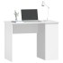 Escritorio de madera contrachapada blanco 100x55x75