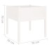 Jardineras 2 uds madera maciza de pino blanco 70x70x70