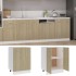 Armario inferior cocina contrachapada color roble 60x46x81,5