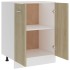Armario inferior cocina contrachapada color roble 60x46x81,5