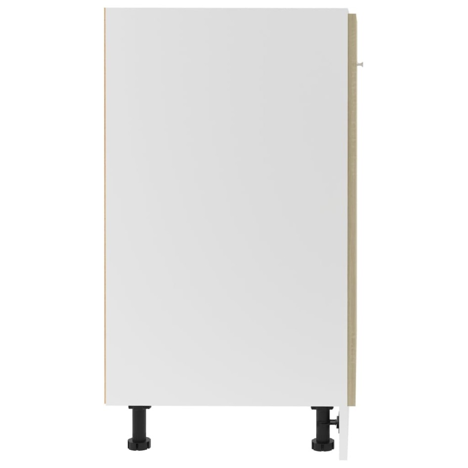 Armario inferior cocina contrachapada color roble 60x46x81,5