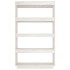 Estantería/divisor espacios madera pino blanco 80x35x135