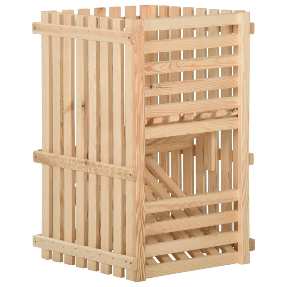 Caja para patatas madera maciza de pino 50x50x80