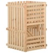 Caja para patatas madera maciza de pino 50x50x80 cm
