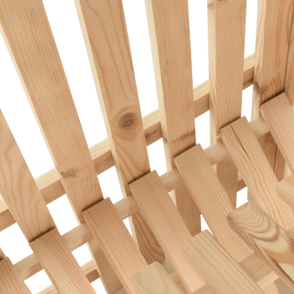 Caja para patatas madera maciza de pino 50x50x80