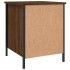 Mesitas noche 2 uds madera ingeniería marrón roble 40x42x50