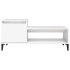 Mesa de centro madera contrachapada blanco 100x50x45