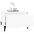 Mesas auxiliares 2 uds contrachapada blanco brillo 50x46x35