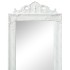 Espejo de pie estilo barroco blanco 160x40