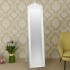 Espejo de pie estilo barroco blanco 160x40