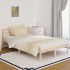 Estructura de cama sin colchón madera de pino maciza 120x200