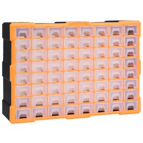 Organizador multicajones con 64 cajones 52x16x37,5