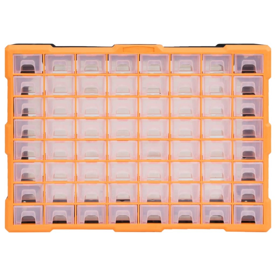 Organizador multicajones con 64 cajones 52x16x37,5