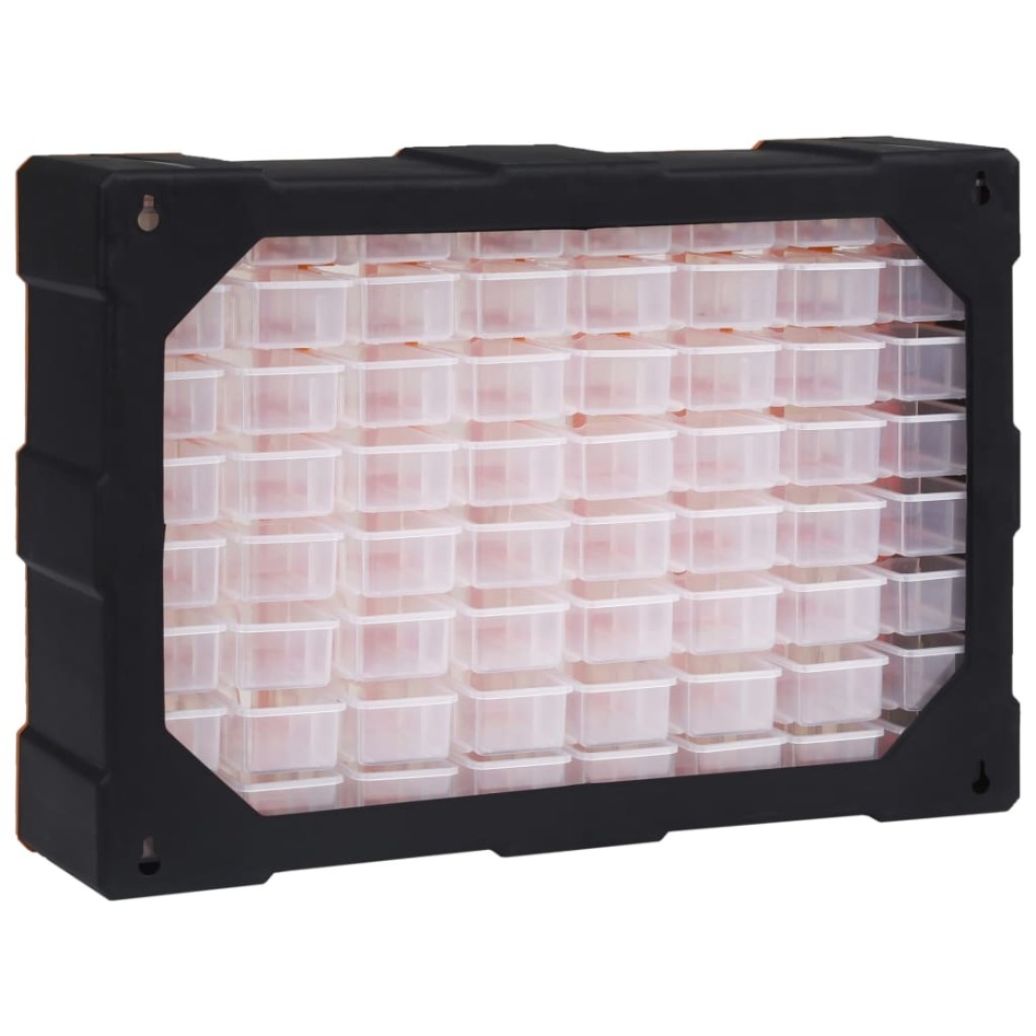 Organizador multicajones con 64 cajones 52x16x37,5