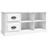 Mueble para TV madera contrachapada blanco 102x35,5x47,5