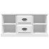 Mueble para TV madera contrachapada blanco 99,5x35,5x48