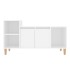 Mueble para TV madera contrachapada blanco 100x35x55