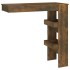 Mesa de bar de pared contrachapada roble ahumado