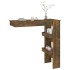 Mesa de bar de pared contrachapada roble ahumado