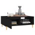 Mesa de centro madera contrachapada negro 90x60x35