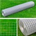 Malla de alambre cuadrada acero galvanizado plateado 1x25