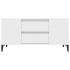 Mueble para TV madera contrachapada blanco 102x44,5x50