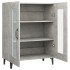 Aparador de madera de ingeniería gris hormigón 69,5x34x90