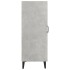 Aparador de madera de ingeniería gris hormigón 69,5x34x90