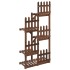 Soporte para flores madera maciza de abeto 60x25x130