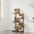 Soporte para flores madera maciza de abeto 60x25x130