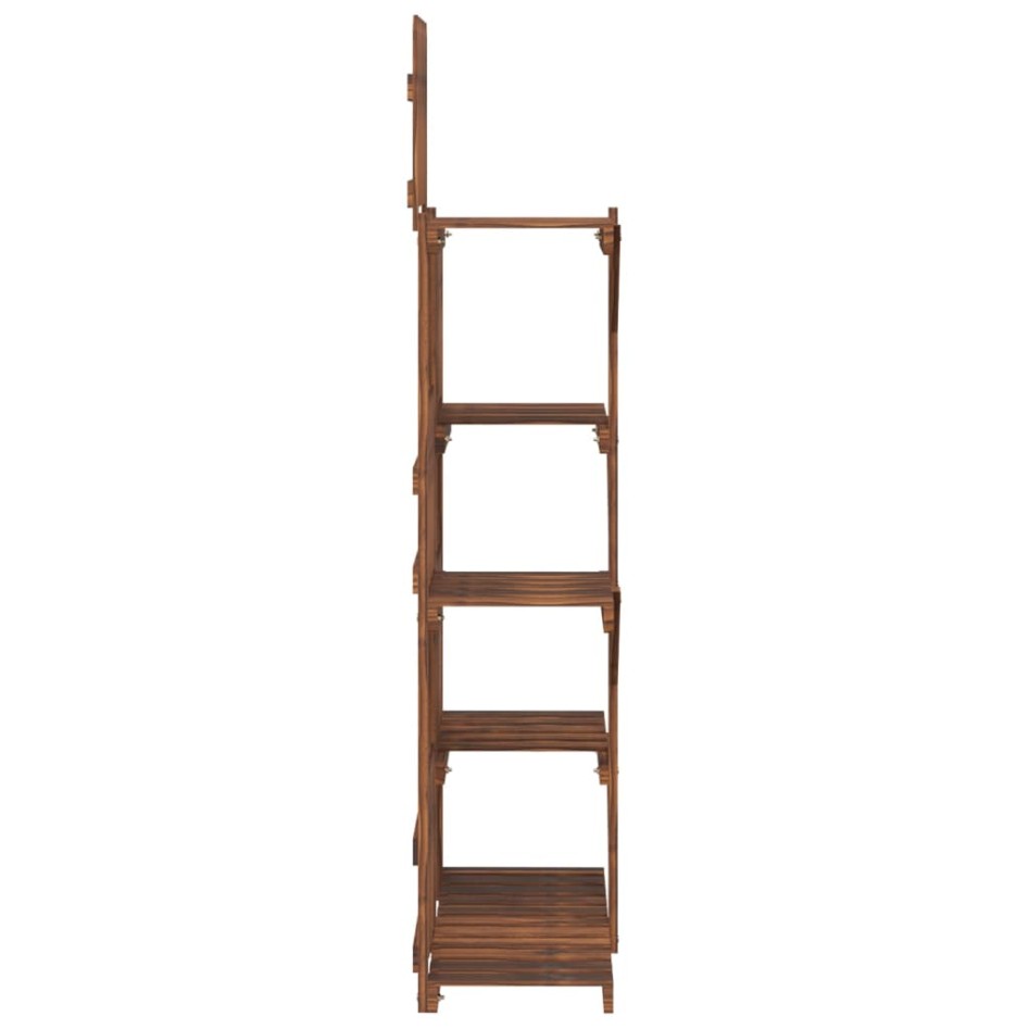 Soporte para flores madera maciza de abeto 60x25x130