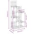Soporte para flores madera maciza de abeto 60x25x130
