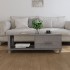 Mesa de centro HAMAR madera maciza pino gris claro 100x55x35