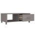 Mesa de centro HAMAR madera maciza pino gris claro 100x55x35