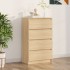 Aparador madera contrachapada color roble Sonoma 60x35x98,5