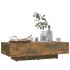 Mesa de centro madera contrachapada roble ahumado 115x60x31