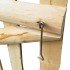 Puerta para valla 100x90 cm madera de