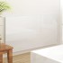 Cabecero cama madera contrachapada blanco brillo 160x1,5x80