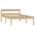 Estructura de cama sin colchón madera maciza de pino 100x200