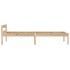 Estructura de cama sin colchón madera maciza de pino 100x200