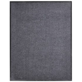 Felpudo de PVC gris 117x220