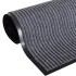 Felpudo de PVC gris 117x220