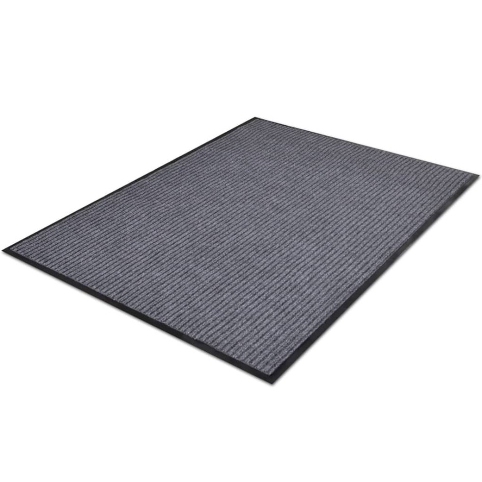 Felpudo de PVC gris 117x220