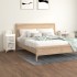 Mesitas de noche 2 uds madera blanco brillante 40x35x70